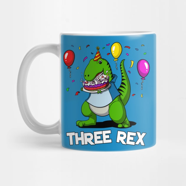 Dinosaur Three Rex 3rd Birthday Party by underheaven